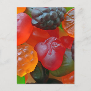 Gummy Fruit Briefkaart