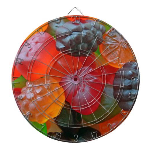 Gummy Fruit Dartbord (Voorkant)