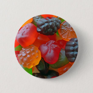 Gummy Fruit Ronde Button 5,7 Cm