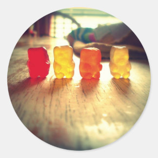Gummy Gummy Gummy! Ronde Sticker
