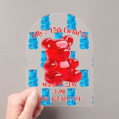 Gummy Jelly  Acryl Uitnodigingen (Insitu (Draagbaar))