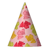 Gummy Koe Tropisch Fruit Roze Feesthoedjes (Links)
