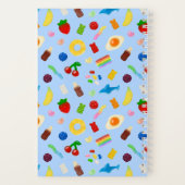 Gummy Liefhebber Blauw Notitieboek (Achterkant)