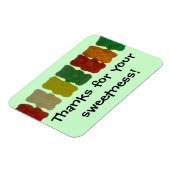 Gummy Line Magnet - line-up Magneet (Linkerzijde)