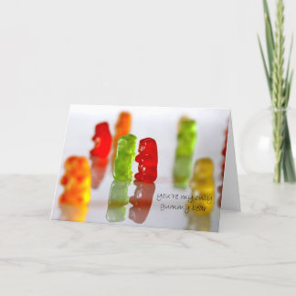 Gummy Love Feestdagen Kaart