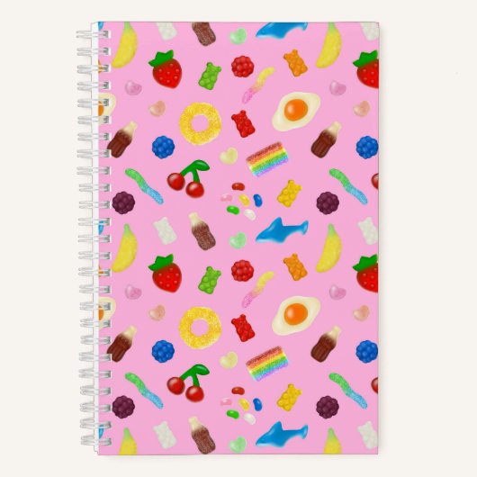 Gummy Lover Roze Notitieboek (Voorkant)