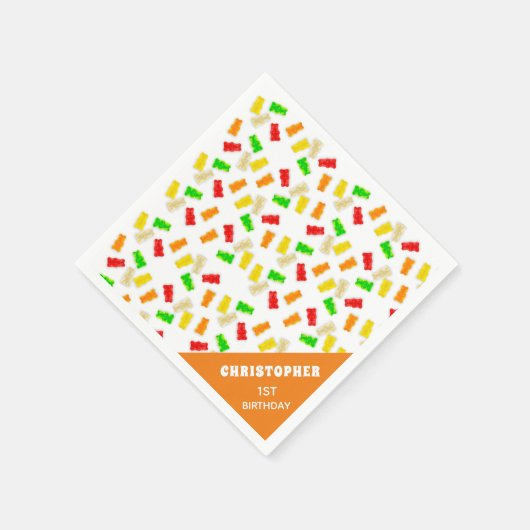 Gummy Paper Napkin Servet (Hoek)