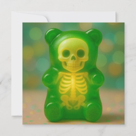 gummy skeleton Beer magnet (Voorkant)