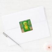 gummy skeleton Beer magnet Vierkante Sticker (Envelop)