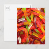 Gummy Worm Briefkaart (Voorkant / Achterkant)