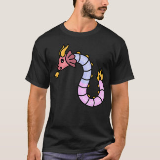 Gummy Worm Draak Schattig Snoepje Creatuur Woordsp T-shirt