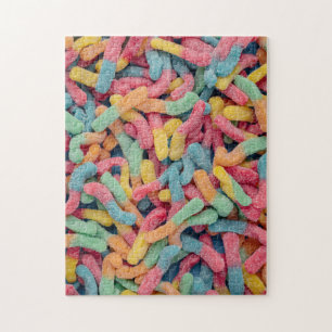 Gummy Worm Puzzle Legpuzzel