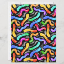 Gummy Worms Gegooid, een zoete Halloween cadeau