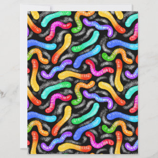 Gummy Worms Gegooid, een zoete Halloween cadeau
