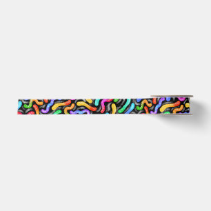 Gummy Worms Worp, een zoete Halloween-feest cadeau Satijnen Lint