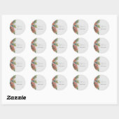Gumnut Bloemen Feestviering Ronde Sticker (Vel)