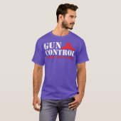 Gun Control Is Using Both Hands T-shirt (Voorkant volledig)