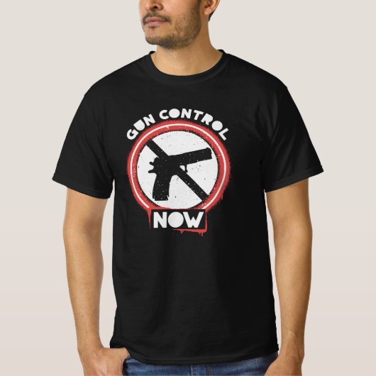 Gun Control Now T-shirt (Voorkant)