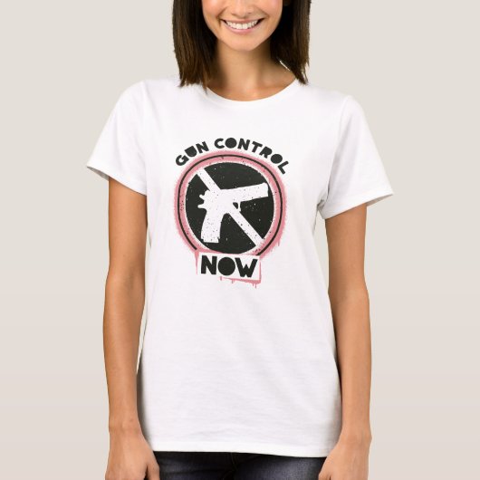 Gun Control Now T-shirt (Voorkant)