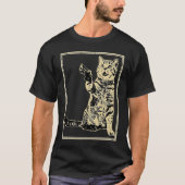 Gun Kitty Funny Cat T-shirt (Voorkant)