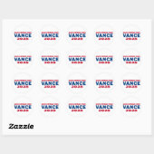 Gun Owner for Vance 2028 Ronde Sticker (Vel)