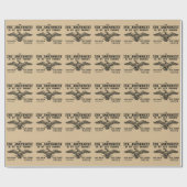 GUN PERMITEIT 2ND AMENDMENT WRAPPING PAPER CADEAUPAPIER (Vlak)