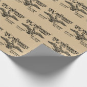 GUN PERMITEIT 2ND AMENDMENT WRAPPING PAPER CADEAUPAPIER (Hoek)