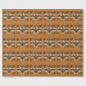 GUN PERMITEIT 2ND AMENDMENT WRAPPING PAPER CADEAUPAPIER (Vlak)