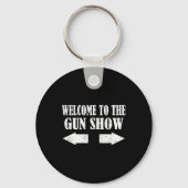 Gun Show Welcome To The Gun Show Funny Fitness Bod Sleutelhanger (Voorkant)