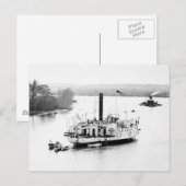 Gunboat Commodore Perry: jaren '60 Briefkaart (Voorkant / Achterkant)