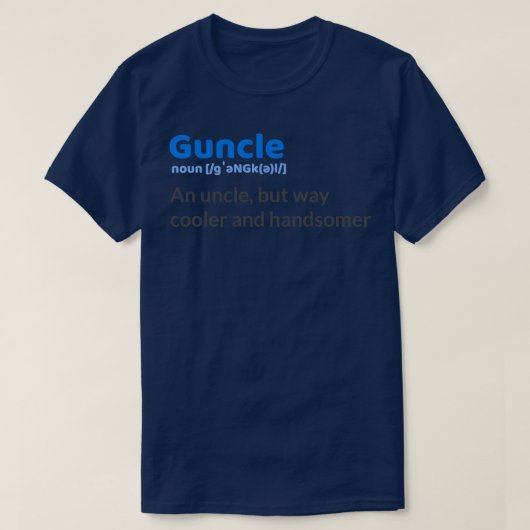 Guncle-definitie T-shirt (Design voorkant)