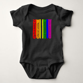 Guncle Definition - Funny Gift for Gay Uncles Slim Romper