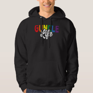 Guncle Life Trots Gay Uncle LGBT Pride Hoodie