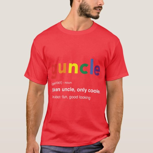 Guncle Like An Uncle Only Cooler Hoodies (Voorkant)