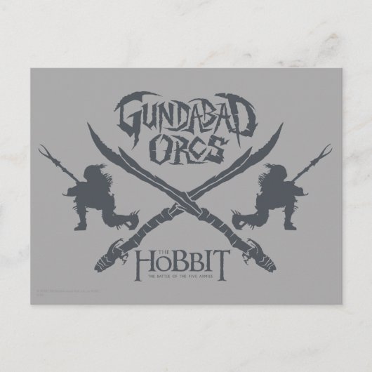 Gundabad Orcs Movie Icon Briefkaart (Voorkant)