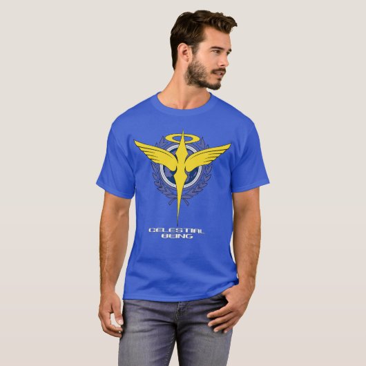 Gundam 00 Celestial Being T-shirt (Voorkant volledig)