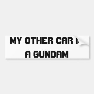 gundam bumpersticker