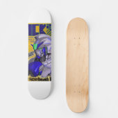 Gundam geïnspireerde skateboard deck (Voorkant)