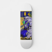 Gundam geïnspireerde skateboard deck (Voorkant)