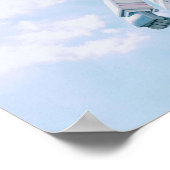 Gundam RX 78 mobiel zijpantservormig ontwerp Poster (Hoek)