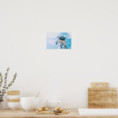 Gundam RX 78 mobiel zijpantservormig ontwerp Poster (Keuken)