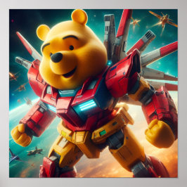 Gundam Winnie de Pooh 1 Poster