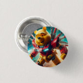Gundam Winnie de Pooh 1 Ronde Button 3,2 Cm (Voorkant /achterkant)