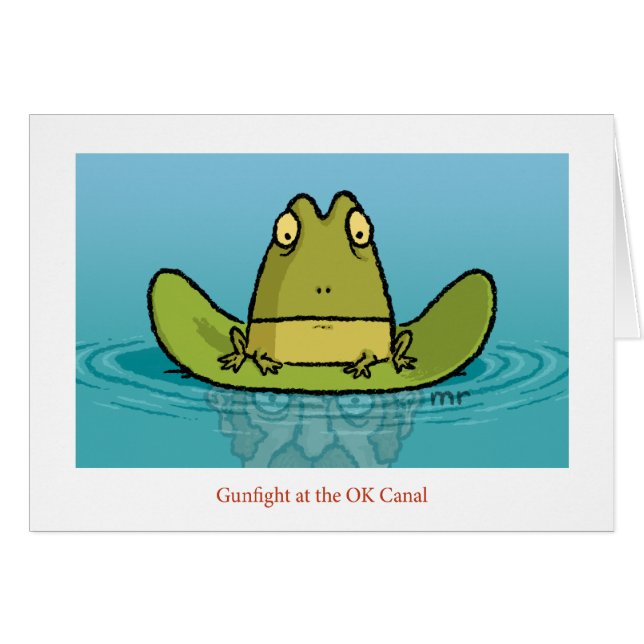 Gunfight bij de OK Canal Card (Voorkant Horizontaal)