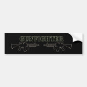 Gunfighter Bumpersticker (Voorkant)
