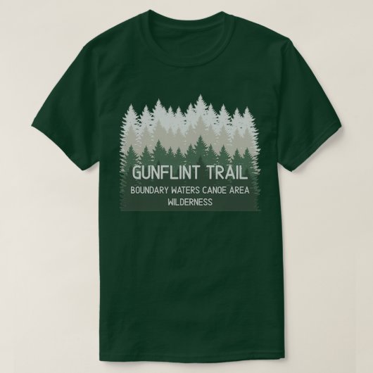 Gunflint Trail Boundary Waters Canoe Area T-shirt (Design voorkant)