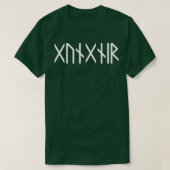Gungnir in Runes name of Odinx27s magical spear T-shirt (Design voorkant)