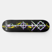 Gungnir Odin Spear White Persoonlijk Skateboard (Horizontaal)