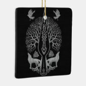 Gungnir - Spear of Odin and Tree of life - Keramisch Ornament (Rechts)