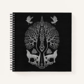 Gungnir - Spear of Odin and Tree of life - Notitieboek (Voorkant)